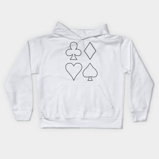 Playing Cards Game Kids Hoodie